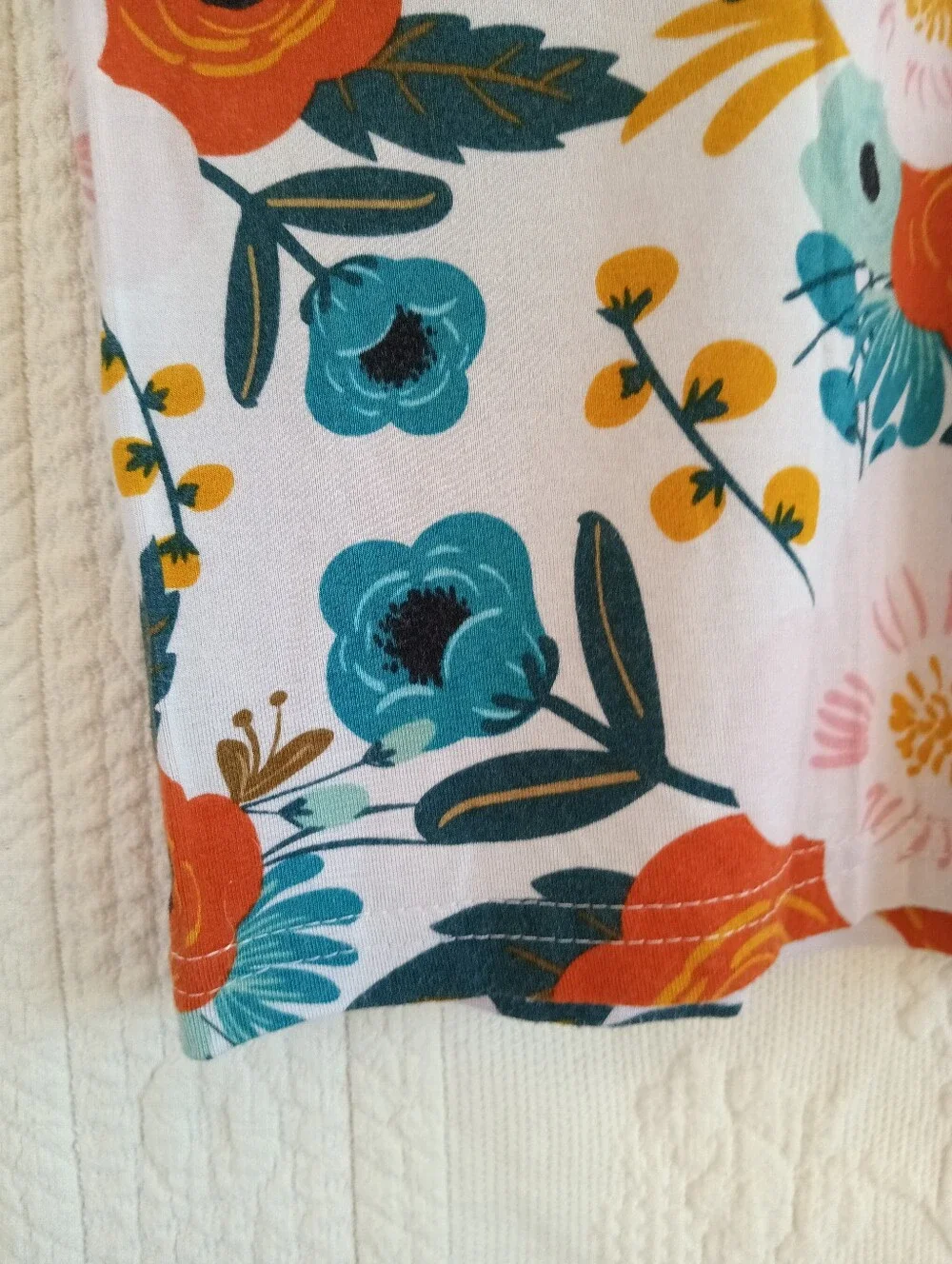 Milk Snob 5-in-1 Cover Vibrant Poppy Floral On White Baby Infant Breastfeeding